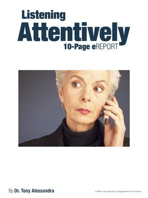 cover image of Listening Attentively eReport